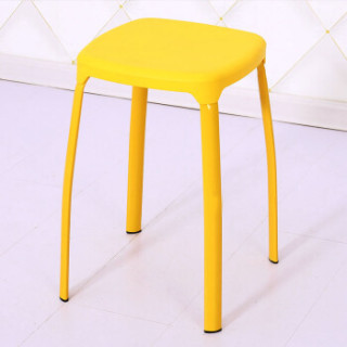 利尔 凳子塑料 餐椅 椅子塑料凳子家用大号板凳现代简约高凳子方凳 单