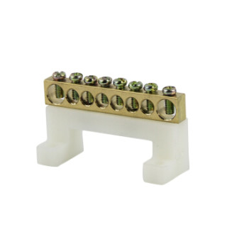 零线排零排8*13接零接线排大电流8孔 接零铜端子