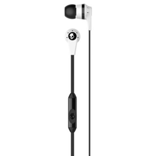 骷髅头（Skullcandy）INKD 2.0入耳式游戏音乐耳机 通用华为IOS苹果小米 手机耳塞 白色