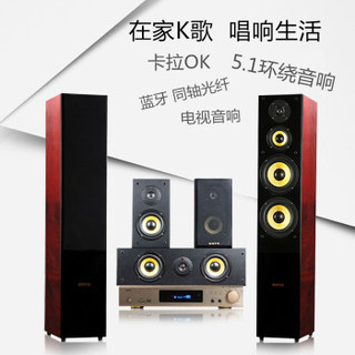 奔腾（BNTN）888+加州2号 音响 家庭影院套装 家用音响 5.1环绕音响 蓝牙 同轴光纤卡拉OK 电视音响