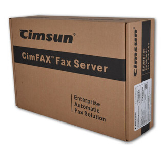先尚（CimFAX）传真服务器 旗舰双线版W5S（CF-E52C2） 400用户 32G 高速33.6K 多机绑定 二次开发接口