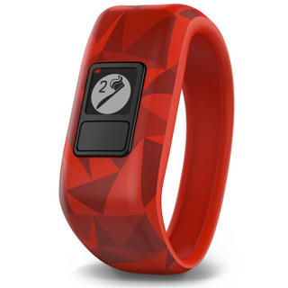 佳明 GARMIN vivofit jr健康教育睡眠监测计步追踪亲子互动儿童手表手环（火山红）