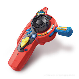 伟易达Vtech 遥控车赛车变形恐龙玩具 遥控三角龙变形金刚汽车玩具 80-154818 红色