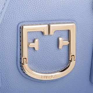 芙拉 FURLA PREFW19 女士 牛皮革 浅蓝色  FANTASTICA系列 迷你 手提斜挎包半圆包贝壳包 1023644