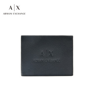 ARMANI EXCHANGE 阿玛尼奢侈品19秋冬新款男士钱包 958058-CC223 BLACK-00020 U