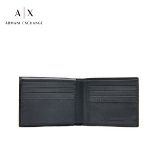 ARMANI EXCHANGE 阿玛尼奢侈品19秋冬新款男士钱包 958058-CC223 BLACK-00020 U