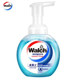 威露士（Walch）泡沫洗手液健康抑菌清新香气225ml*24瓶 整箱销售