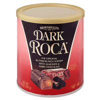 乐家（Almond Roca）巧克力 扁桃仁糖果 黑巧克力味  年货礼盒 美国进口 284g