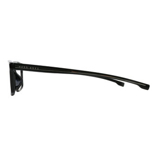 HUGO BOSS 雨果博斯 ［买框送片］中性款黑色镜框黑色镜腿金属半框光学眼镜架眼镜框 0900F-YPP 56MM