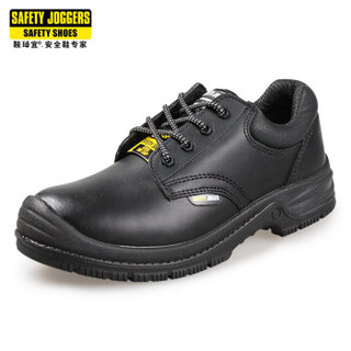 鞍琸宜 Safety Jogger X111081 劳保鞋钢头钢底防砸防刺穿防静电耐磨防滑透气安全工作防护 黑色 36码