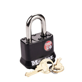 玛斯特 Master Lock 包胶热塑外壳钢千层锁体户外恶劣环境适用仓库大门防盗锁防冻防风雨耐腐蚀311D