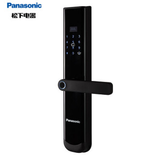 松下（Panasonic）V-X215F 指纹锁智能锁家用防盗门锁电子锁密码锁 黑色
