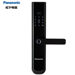 松下（Panasonic）V-X215F 指纹锁智能锁家用防盗门锁电子锁密码锁 黑色