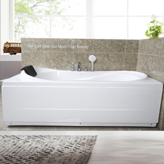 法恩莎（FAENZA） 亚克力浴盆1.7米 五件套 普通独立浴缸成人澡盆 FW003C17 右裙