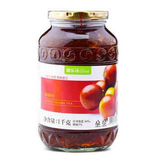 韩国进口 迪乐司Dails 蜂蜜红枣茶饮品 蜜炼果酱水果茶饮料 下午茶冲饮品1000g