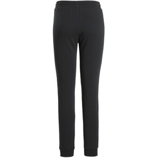 匹克（PEAK）女子运动长裤系带舒适收口针织裤休闲卫裤潮 DF393052 黑色 X2L