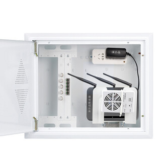 DELIXI 德力西 电气（DELIXI ELECTRIC）家用暗装弱电箱多媒体光纤箱多媒体信息箱集线箱大号400