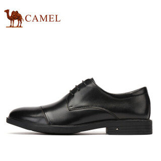 骆驼（CAMEL） 男鞋 舒适轻便防滑正装皮鞋 A932005960 黑色 42