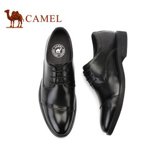 骆驼（CAMEL） 男鞋 舒适轻便防滑正装皮鞋 A932005960 黑色 42