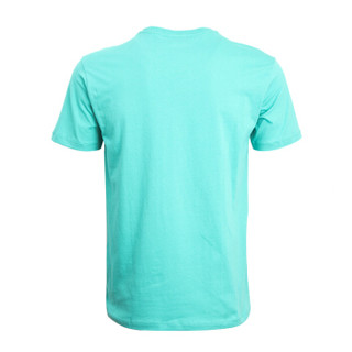 TRUSSARDI JEANS杜鲁萨迪 奢侈品   男士翠绿色棉质印花短袖T恤衫52T00233 1T001675 G020 M码