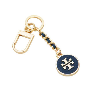 Tory burch 托里.伯奇 女士 圆形简约logo挂件装饰钥匙扣 34121 452