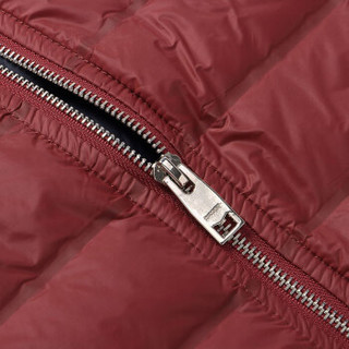 南极人时尚短款羽绒服男轻薄款休闲外套修身男士羽绒服 MYJ15-145 红色 175/L