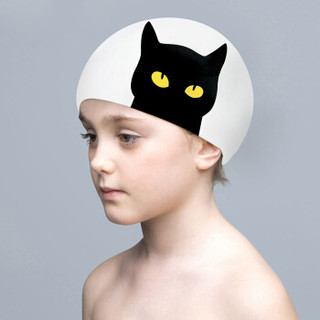 范德安（BALNEAIRE）YM016 新款儿童泳帽 硅胶防水抗氯男女童泳帽护耳不勒头游泳帽 花色B