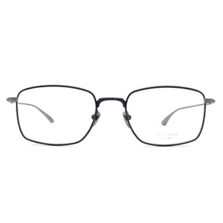 MASUNAGA增永眼镜男女复古手工全框眼镜架配镜近视光学镜架URBANITE #45 蓝框银腿