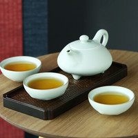 J.ZAO 京东京造 汝窑茶具套装 一壶三杯 天青色