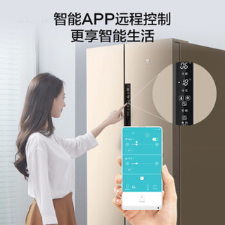 云米 (VIOMI) 456升对开门冰箱 风冷无霜 智能APP操控+8公斤滚筒全自动洗衣机 变频节能 WiFi智能控制