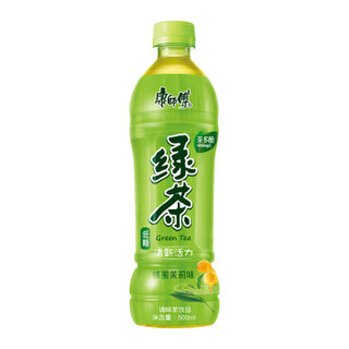 康师傅绿茶500ml*15蜂蜜茉莉味低糖瓶装茶饮料整箱