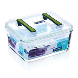 Glasslock 三光云彩 韩国进口钢化玻璃手提型大容量保鲜盒耐热收纳盒   MHRB600/6000ml