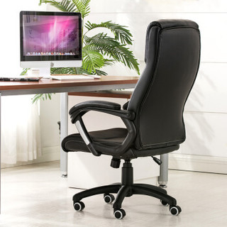 伯力斯 电脑椅 人体工学办公椅 可逍遥转椅皮椅子 简约时尚升降座椅 老板椅 MD-001