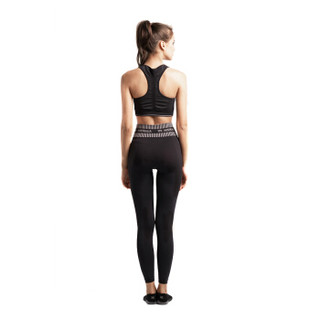 YPL 3D塑身瑜伽裤 Yoga收腹提臀塑身美体裤 黑色打底裤 黑色 均码