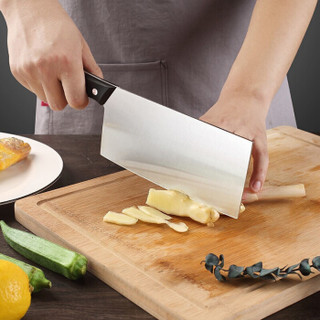 张小泉 木锋系列厨房刀具七件套 家用切菜刀水果刀小厨刀磨刀器厨房剪刀套刀D31000100