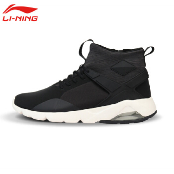 李宁运动时尚系列男经典休闲鞋 agcp271-1 标准黑 43.