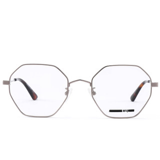 麦昆(McQ)眼镜框男 镜架 透明色镜片银色镜框MQ0230OA 003 54mm