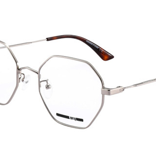 麦昆(McQ)眼镜框男 镜架 透明色镜片银色镜框MQ0230OA 003 54mm