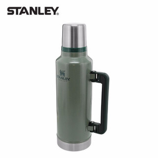 STANLEY 经典系列 不锈钢真空大容量保温水壶家用1.9升 绿色