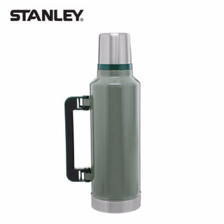 STANLEY 经典系列 不锈钢真空大容量保温水壶家用1.9升 绿色