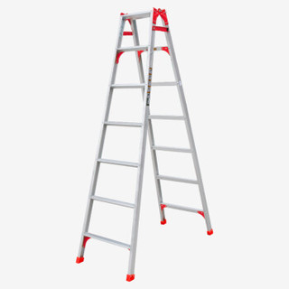 瑞居家用梯子两用梯子人字梯加厚梯子铝合金梯多功能折叠七步梯子2.04