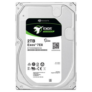 SEAGATE 希捷 银河Exos 7E8系列 3.5英寸企业级硬盘 2TB 256MB ST2000NM003A (7200rpm、CMR)