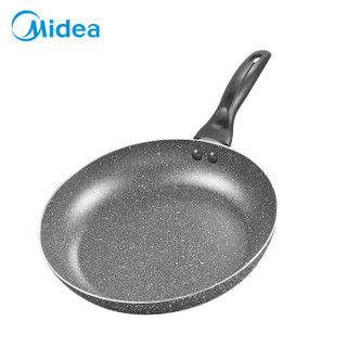 美的（Midea）24CM麦饭石色平底锅不粘锅小煎蛋锅烙饼锅电磁炉燃气灶适用牛排煎锅24fry306