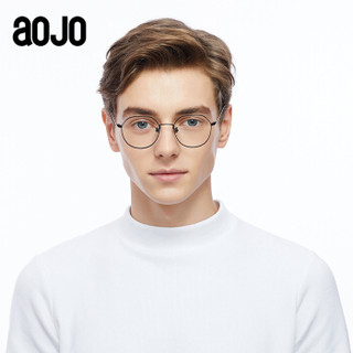 aojo FABAC0008 近视眼镜不规则眼镜框眼镜架C01 50mm