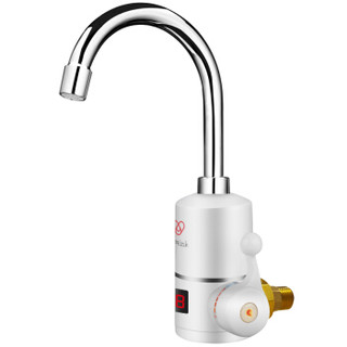 热恋（LoveLink）电热水龙头 LS-DF02数显（大弯侧进水）+漏电保护插头 小厨宝 即热式电热水器两件套