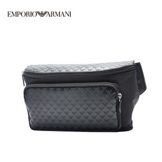 EMPORIO ARMANI 阿玛尼奢侈品19秋冬新款男士单肩背包 Y4O195-YC043 BLACK-80001 U