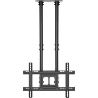 Brateck 北弧 37-80英寸）电视吊顶 双杆电视机吊顶架 通用液晶电视壁挂支架 伸缩/倾斜角可调PLB-CE1046D-02