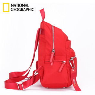 国家地理National Geographic书包女时尚休闲防水双肩包韩版学院风大容量学生背包 蓝色