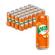 限地区：美年达 Mirinda 橙味 细长罐 汽水碳酸饮料 330ml*24罐 *2件