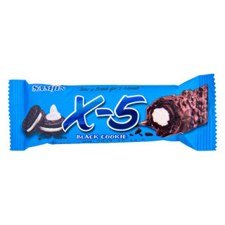 韩国进口 三进SAMJIN 黑X5 饼干夹心巧克力棒864克（36gx24支）